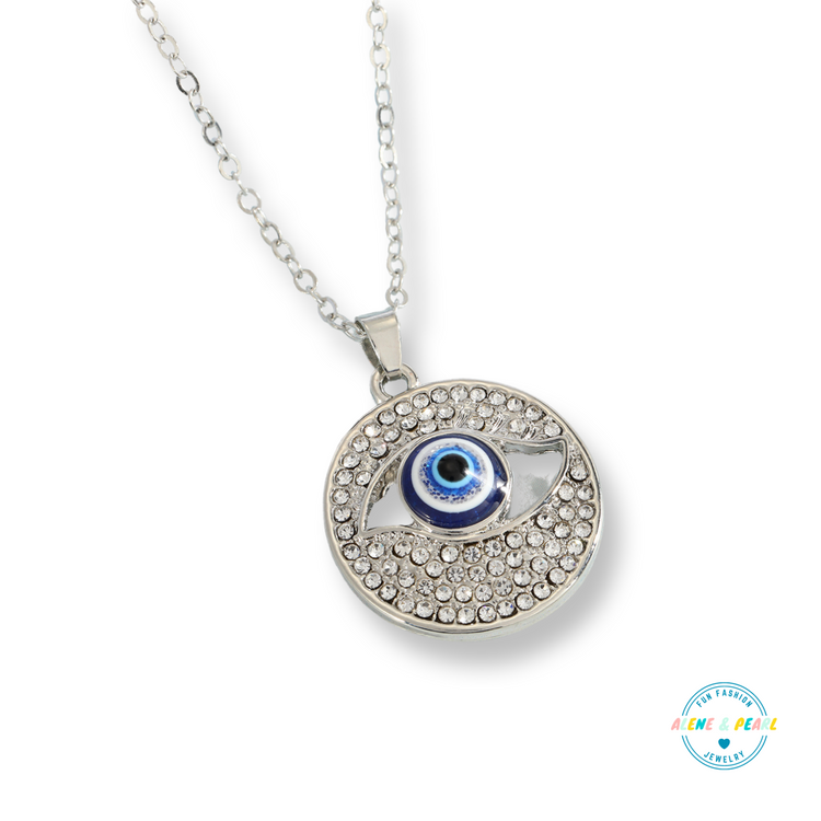 Silver Mirage Pendant Necklace