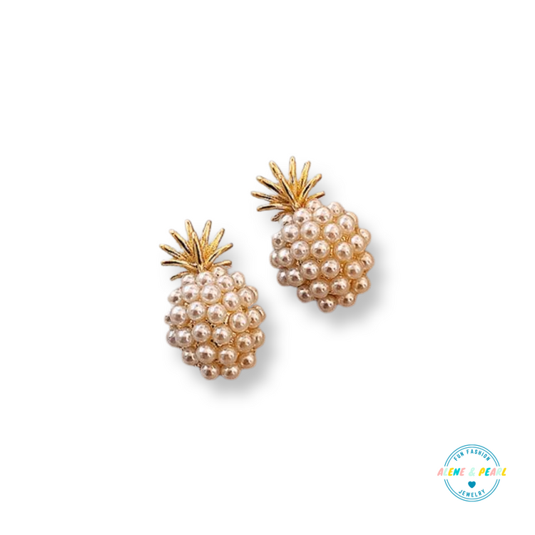 Pearl Pineapple Pop Earrings
