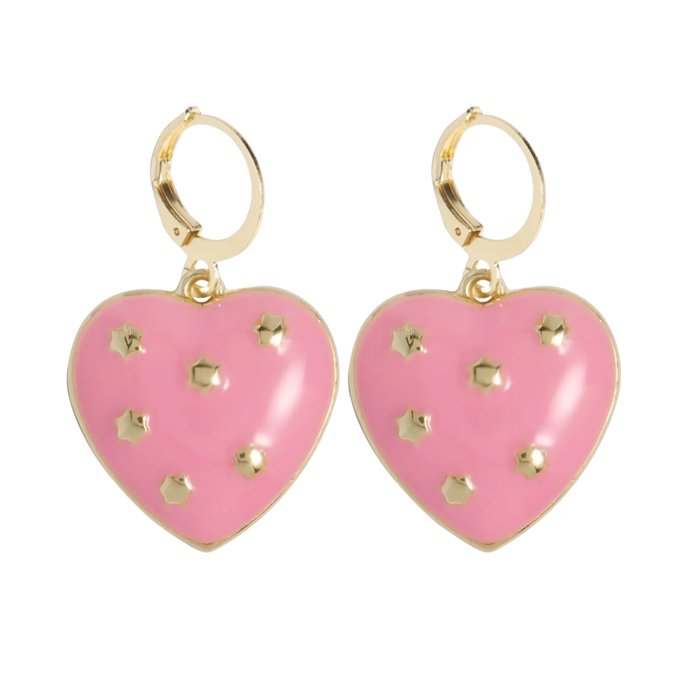 Pink Heart Earrings – Alene & Pearl