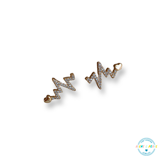 Love Lightning Stud Earrings