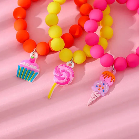 Multi Color Sweets Bracelet Pack